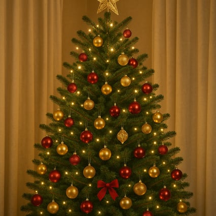 real pine classic redgold christmas tree that is timeless festive and warm