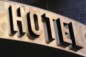 Image of hotel logo. Bed Bugs in hotels need bed bug extermination services.