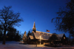 senske holiday lighting church